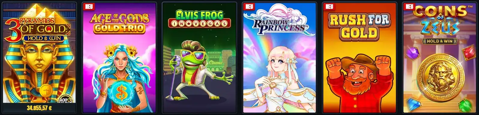 Glorian Casino Slots – große Auswahl an Spielautomaten